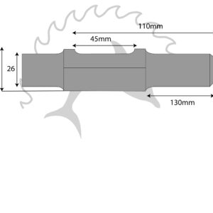 30mm Hex (Makita HM 1400 Spline)